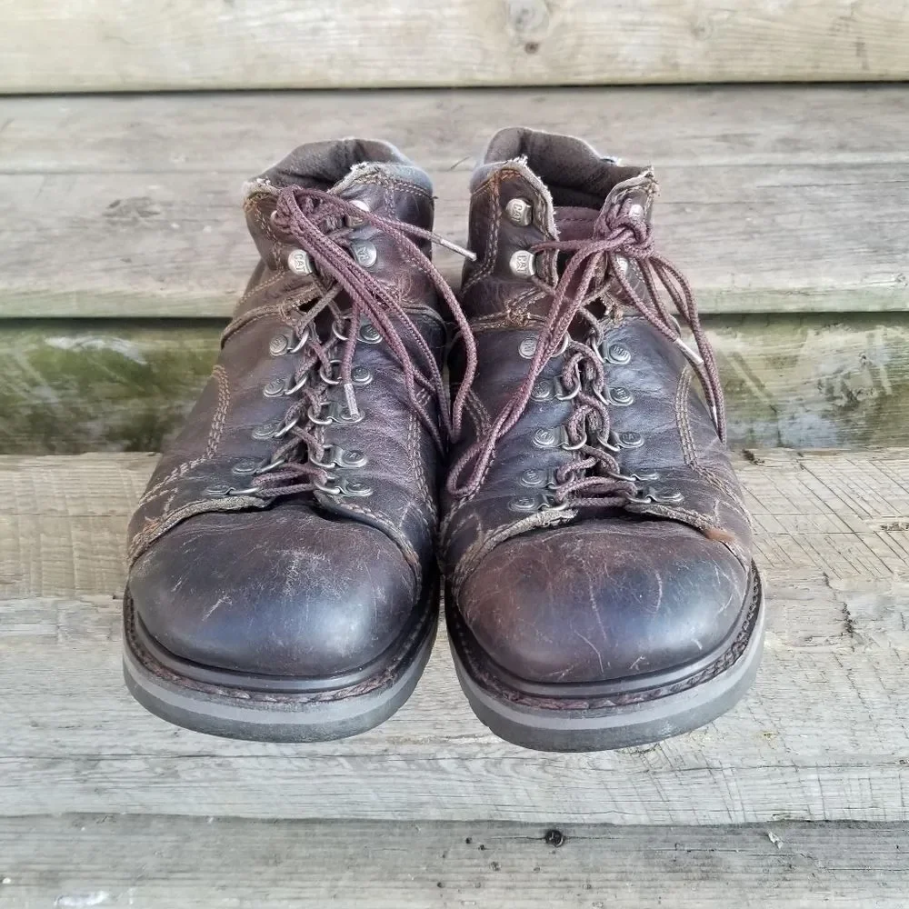 CAT P73592 - Blackbriar Mid Soft Toe Work Boots Brown‎ Leather Size Men's 11